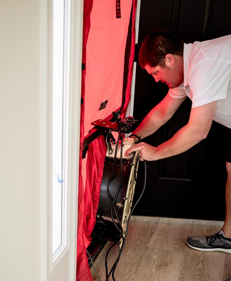 Blower Door Testing Blower Door Testing